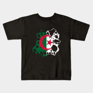 Algeria Distressed patterns Kids T-Shirt